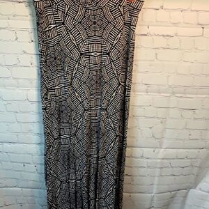Aeropostale Long Cotton Tribal Skirt - L